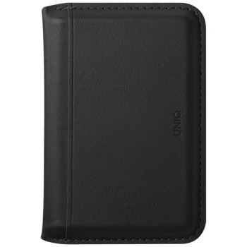 Uniq Lyden DS Magnetic RFID Wallet with Phone Stand, Black