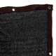 Balcony Privacy Screen with PVC Mesh, 105x500 cm, UV protection, Black