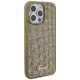 Guess iPhone 15 Pro Max Case Disco Metal Script, Gold