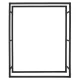 Metal Fireplace Firewood Rack 100 x 80 x 25 cm, Black