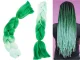 Synthetic Hair for Braids Ombre, Green