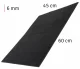 Anti-Vibration Mat for Washing Machine 60x44.5x0.5 cm, Black