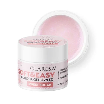 Claresa Soft&Easy Builder Gel for Nails, Sweet Sugar, 90g