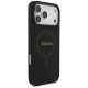 Guess Saffiano Classic Logo MagSafe vāciņš iPhone 17 Pro Max — melns | Phone Case Cover