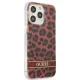 Guess Leopard Case for iPhone 13 / 13 Pro Red