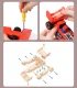 Bakalu Wooden Formula 1 DIY Assembly & Painting Kit, 3 Pcs + Paints