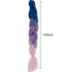 Soulima Synthetic Braiding Hair, Ombre with Glitter, 60 cm