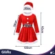Mrs. Claus Costume Glimz (Dress, Hat, Belt)