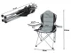 Tourism Camping Fishing Folding Chair Armchair, Gray