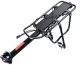 Universal Bicycle Rear Aluminum Trunk Bike Rack, Black