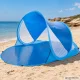 Large Pop-Up Beach Tent / Sun Shelter, Blue