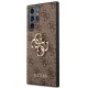 Guess Samsung Galaxy S22 Ultra Case 4G Big Metal Logo, Brown