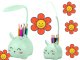 Kids LED Night Light with Organizer and Phone Stand, Green