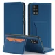 Hurtel Magnet Card Case for Samsung Galaxy A12 5G, Blue