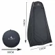 LUARO Pop-up Shower, Changing Room and WC Tent, Black