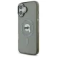 Karl Lagerfeld iPhone 16 Plus Case IML Metal Karl Head MagSafe, Black
