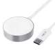Tech-Protect UltraBoost Magnetic Charger for Apple Watch (USB-C), 1.2m, White