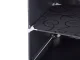 Modular Shoe Cabinet with 6 Shelves, Black