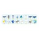 Bestway 56401N taisnstūra karkasa baseins 221x150x43 cm (16-in-1)