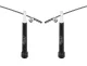 4Fizjo 186 Standard Skipping Rope with Bearings, Black