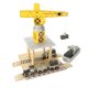 Wooden Seaport Toy Set with Crane and Ship KX3774