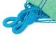 Single Garden Hammock 200x80 cm, Green-Blue