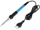Precision soldering iron 60W, 200–450°C, set with desoldering pump, blue