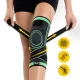 4Fizjo 896 Elastic Knee Brace, Size L, Black/Green