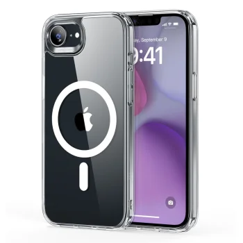 ESR Classic Hybrid MagSafe Case for iPhone 16e / 17e - Transparent