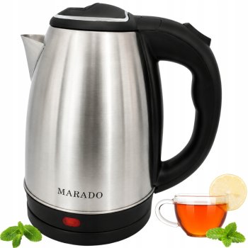 Electric Kettle 1500W 2L, Stainless Steel, Silver