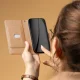 Smart Triangle Wallet Case for iPhone 17 / 18 Pro Max 6.9\", Brown
