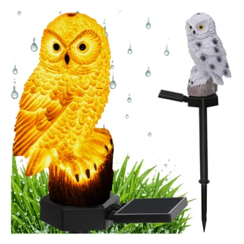 Gardlov Solar Garden Lamp, Owl, Warm White Light