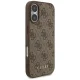 Guess 4G Classic Case for iPhone 17, Brown