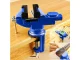 Blue Cast Iron Rotary Vise with Anvil 55mm