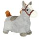 Bouncy Horse for Kids with Soft Plush Cover and Pump, Inflatable Ride-On Toy