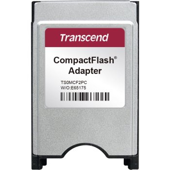 Transcend TS0MCF2PC CompactFlash to PCMCIA Adapter, Grey