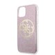 Guess 4G Circle Glitter Case for iPhone 11 Pro Pink