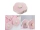 Rotating Flower-Shaped Snack Box Organizer with Phone Holder, Pink