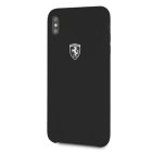 Ferrari iPhone XS Max Case Silicone Off Track, Black
