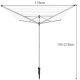 Garden Multifunctional Folding Laundry Clothe Drying Rack Dryer Garment Hanger Stand