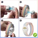 Kids Case with Strap for AirTag EA-67-0Y3S, Nylon Wristband, Rainbow