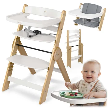Nukido Timo Wooden High Chair for Feeding