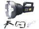 Powerful LED searchlight with tripod, CREE XHP90, COB, power bank, black
