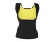 Women\'s Neoprene Fitness Shirt for Slimming, Black, Size M