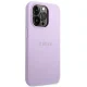 Guess Saffiano Strap Case for iPhone 14 Pro, Purple