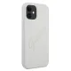 Guess iPhone 12 mini Case Silicone Vintage Script, Cream