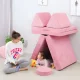 Ecotoys TMSRT-14 Modular Kids Sofa 8 Pieces, Pink