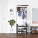 Leobert Coat Rack with Shoe Shelves, Wood and Metal, LOFT Style