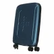 Foldable Travel Suitcase on Wheels, 45 L, 57x37x23 cm, Blue