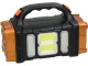 Portable LED COB Solar Flashlight with Powerbank Function, Gold